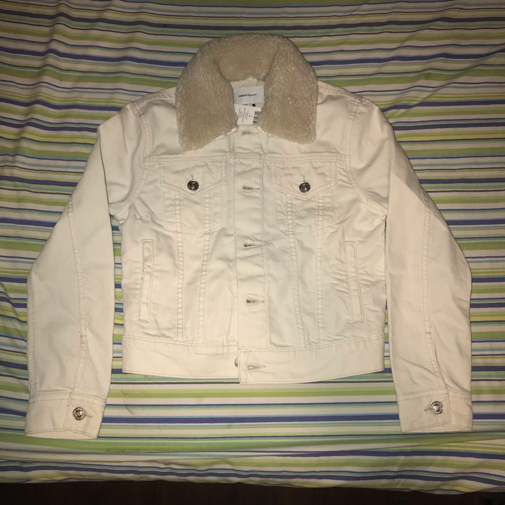 Current Elliot 1 Jean Sherpa Baby Trucker Jacket
